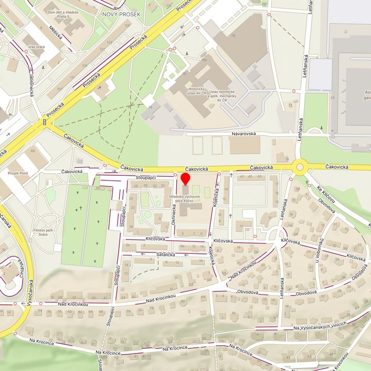 Mapa školy z Mapy.cz