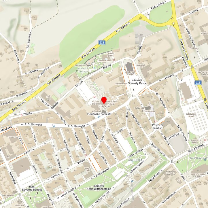 Mapa školy z Mapy.cz