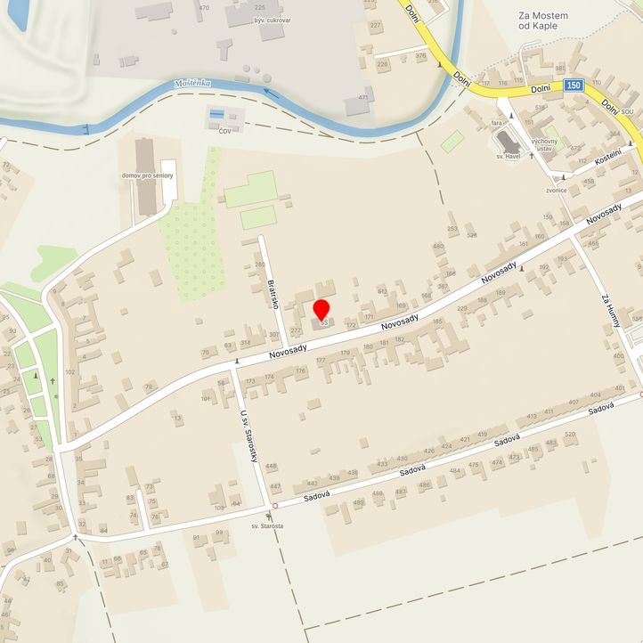 Mapa školy z Mapy.cz