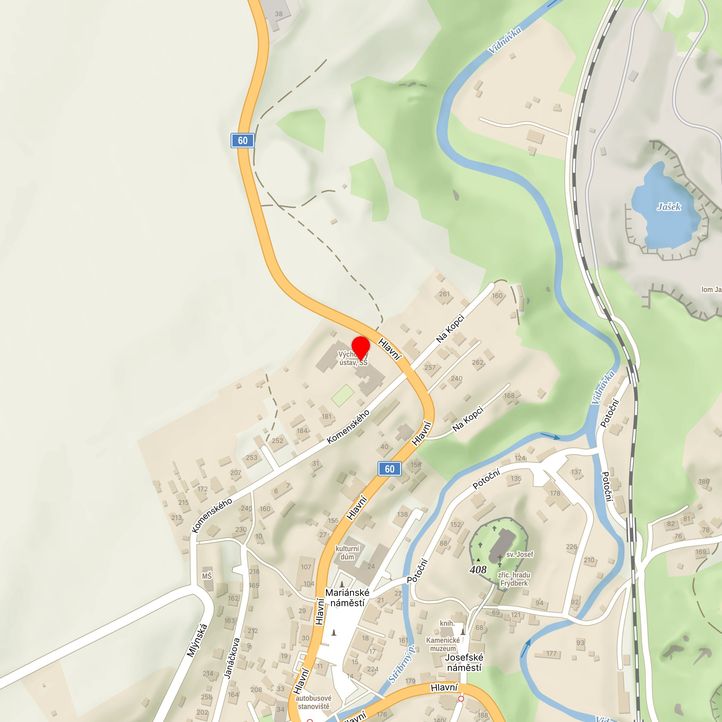 Mapa školy z Mapy.cz