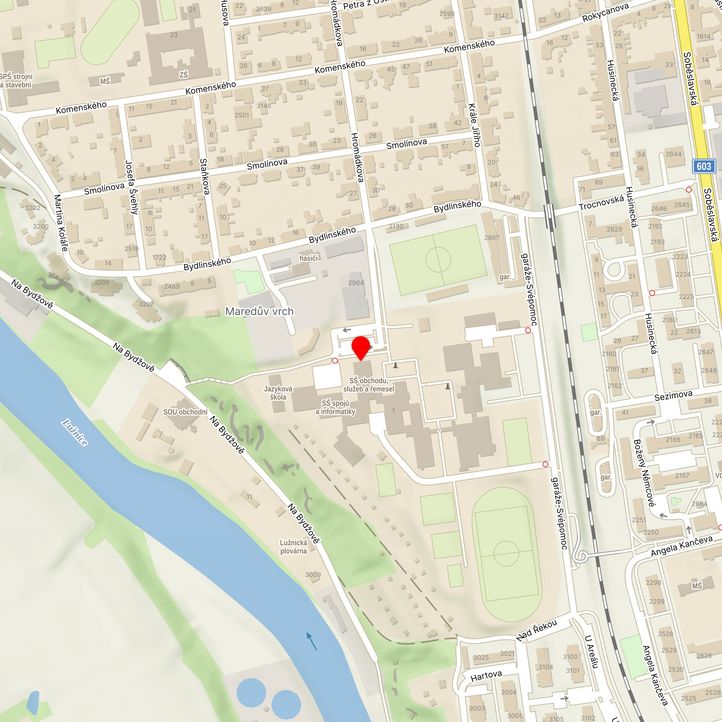 Mapa školy z Mapy.cz