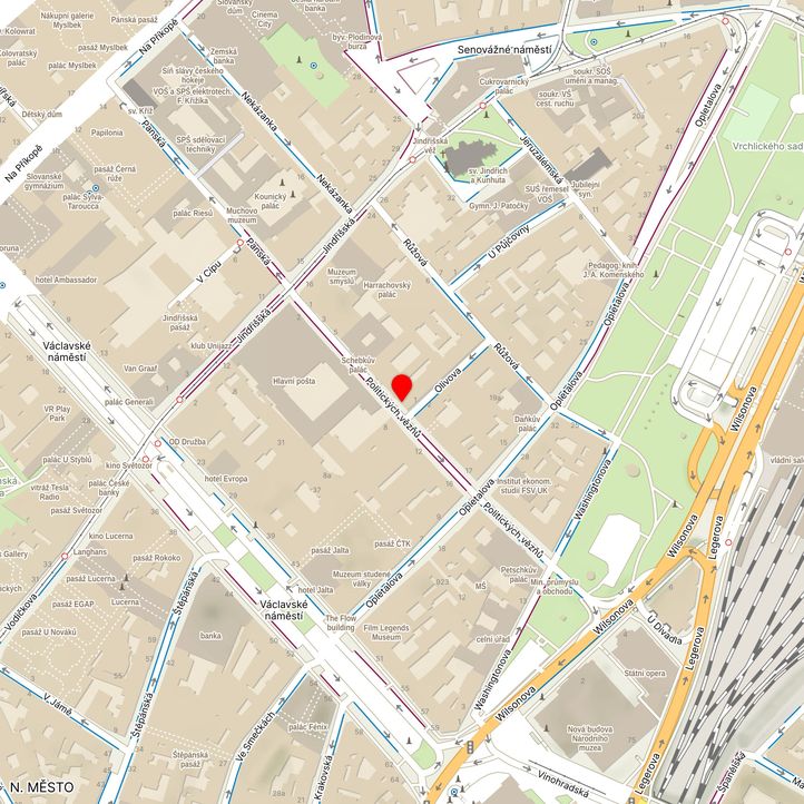 Mapa školy z Mapy.cz