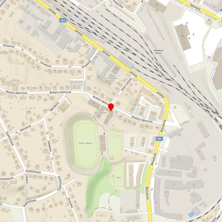 Mapa školy z Mapy.cz