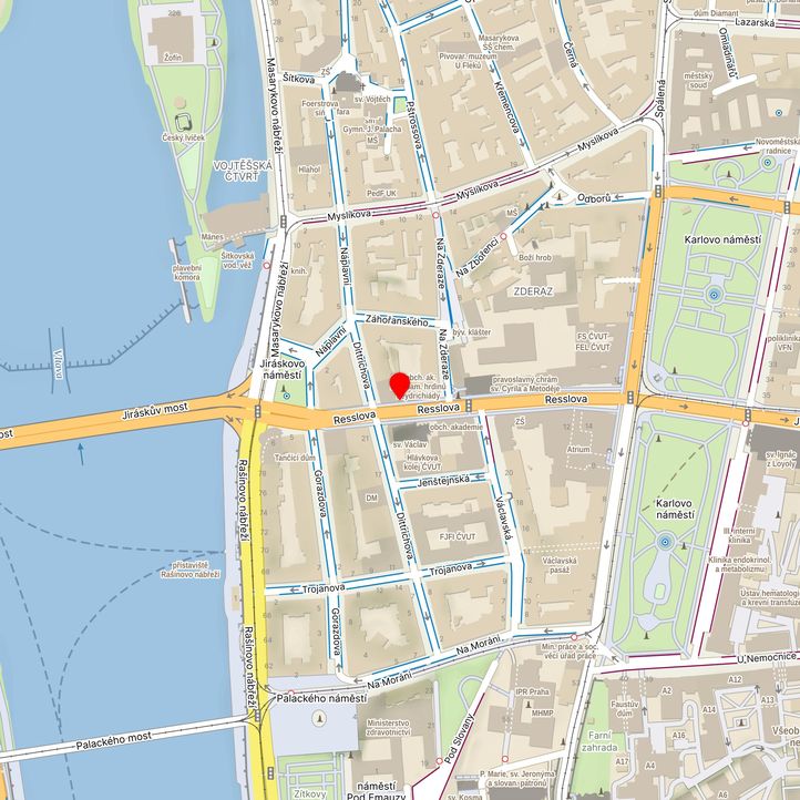 Mapa školy z Mapy.cz