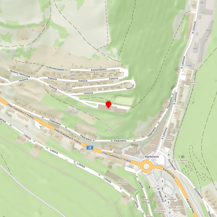 Mapa školy z Mapy.cz