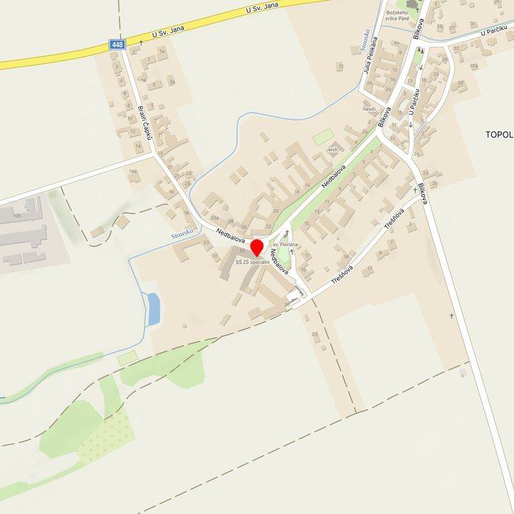 Mapa školy z Mapy.cz