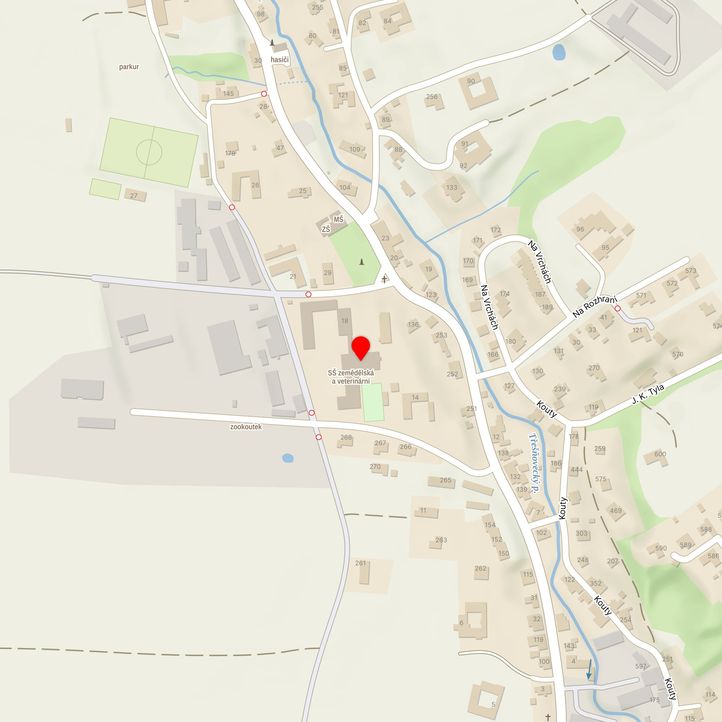 Mapa školy z Mapy.cz