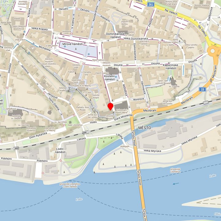 Mapa školy z Mapy.cz