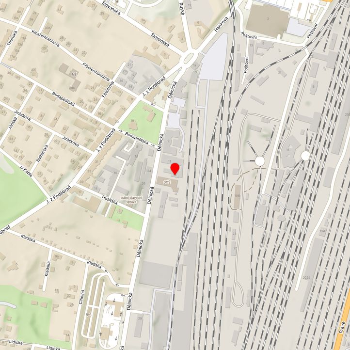 Mapa školy z Mapy.cz