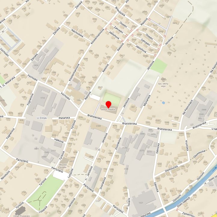 Mapa školy z Mapy.cz