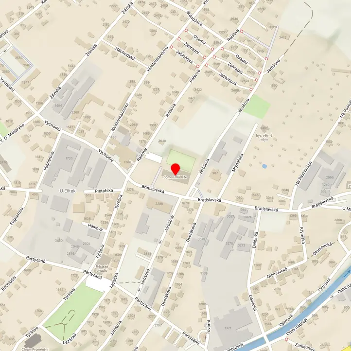 Mapa školy z Mapy.cz