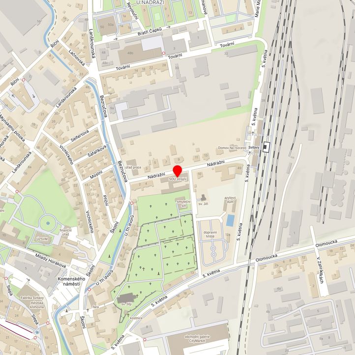 Mapa školy z Mapy.cz