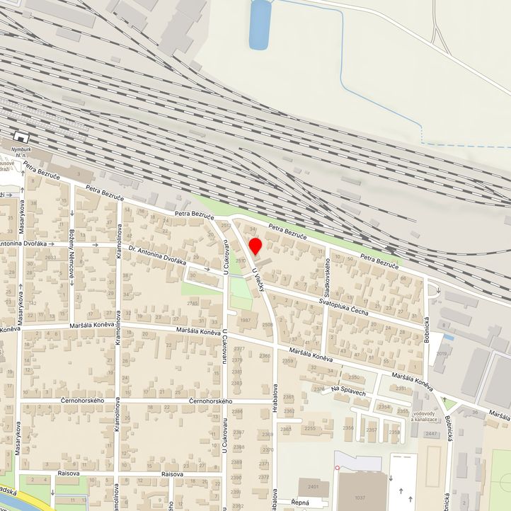 Mapa školy z Mapy.cz