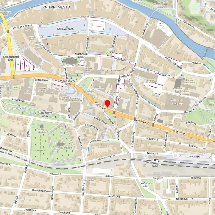 Mapa školy z Mapy.cz