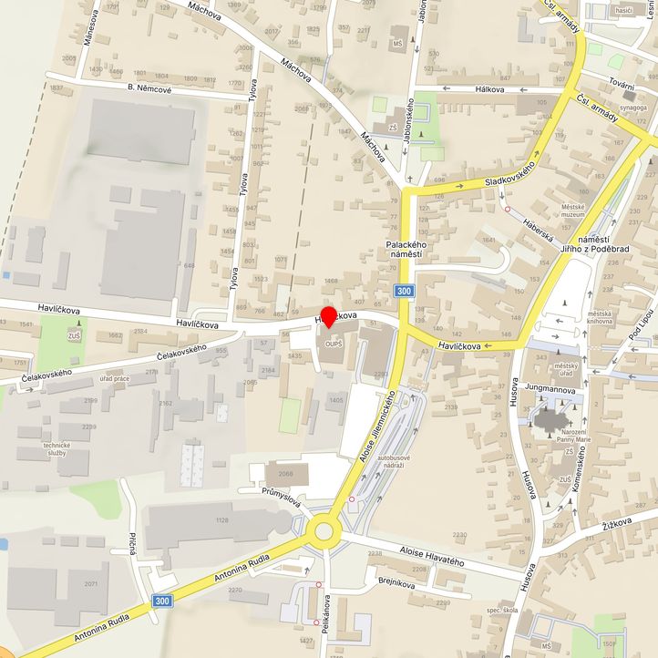 Mapa školy z Mapy.cz