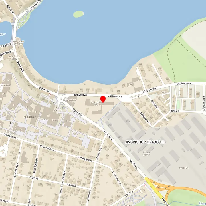 Mapa školy z Mapy.cz