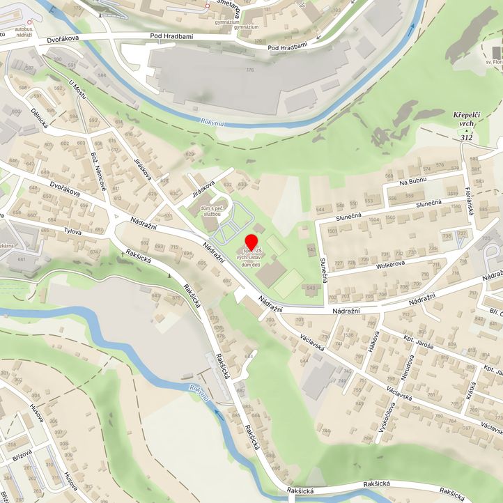 Mapa školy z Mapy.cz