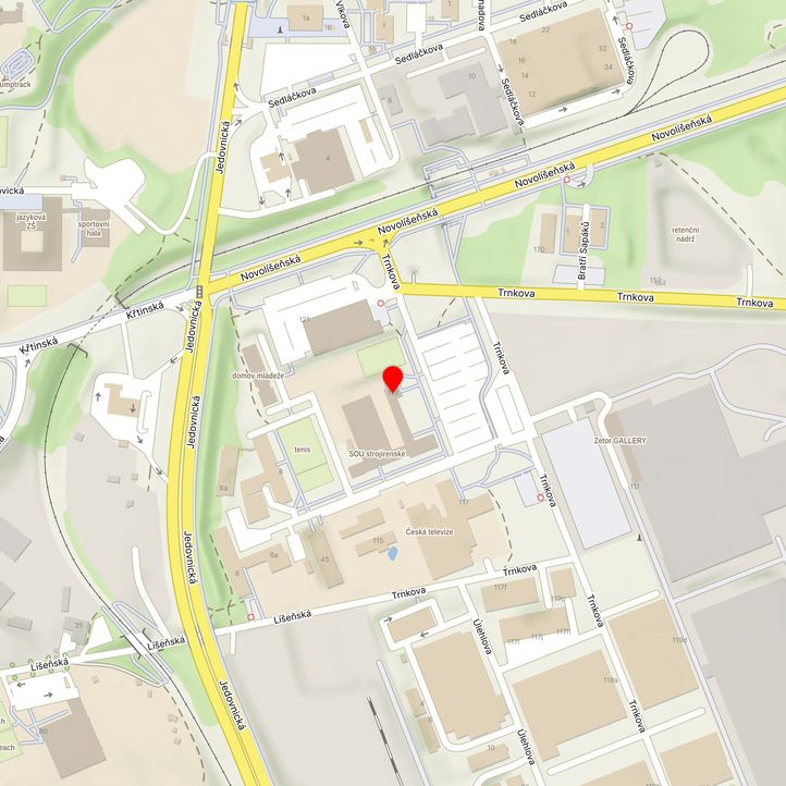 Mapa školy z Mapy.cz