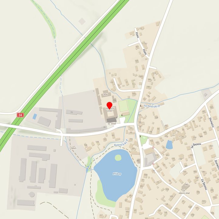 Mapa školy z Mapy.cz