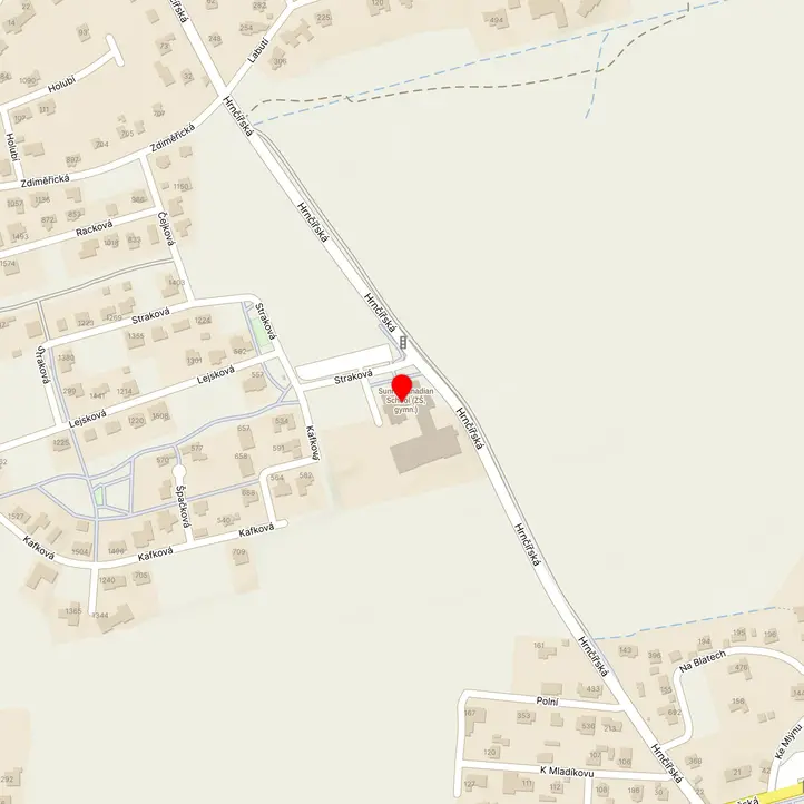 Mapa školy z Mapy.cz