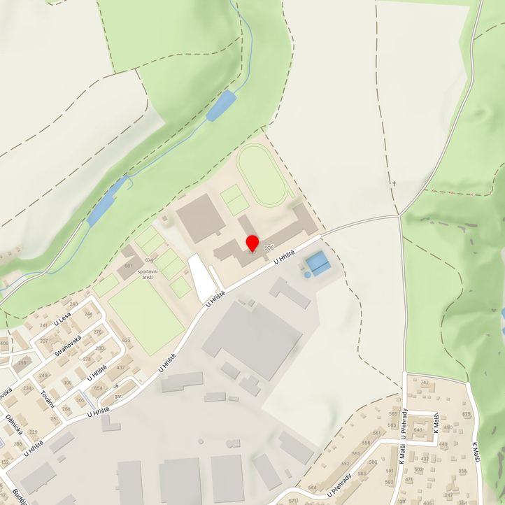 Mapa školy z Mapy.cz