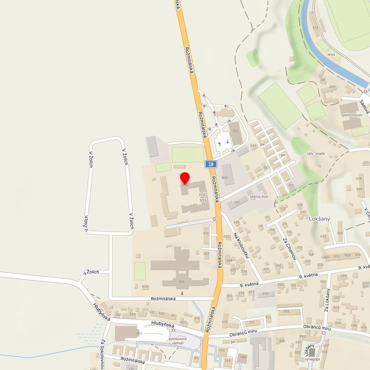 Mapa školy z Mapy.cz