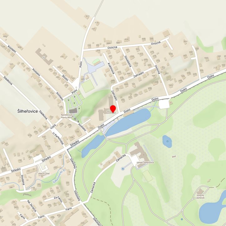 Mapa školy z Mapy.cz