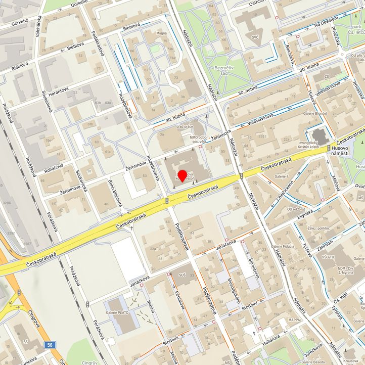 Mapa školy z Mapy.cz