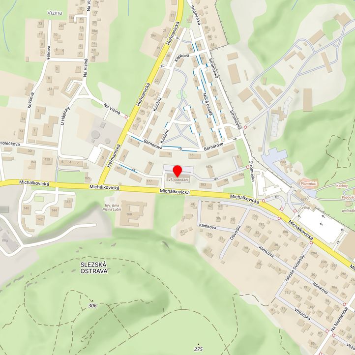 Mapa školy z Mapy.cz