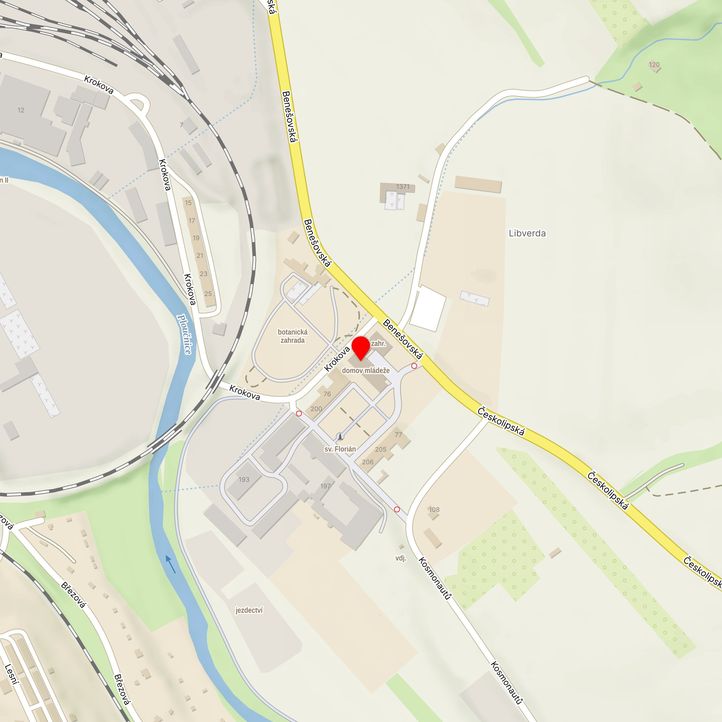 Mapa školy z Mapy.cz