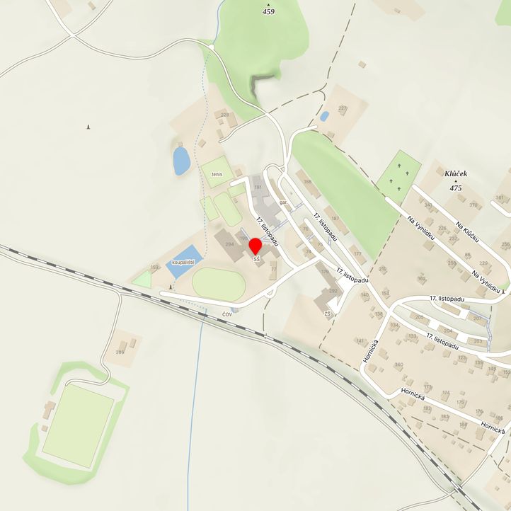 Mapa školy z Mapy.cz