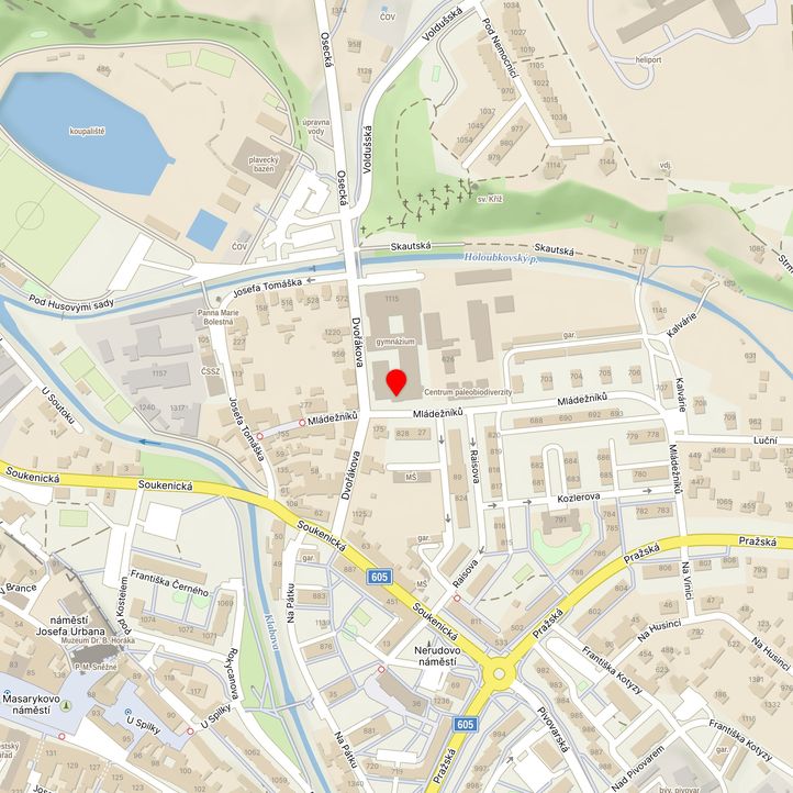 Mapa školy z Mapy.cz