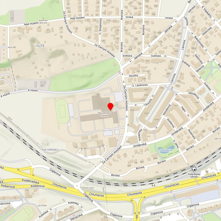 Mapa školy z Mapy.cz