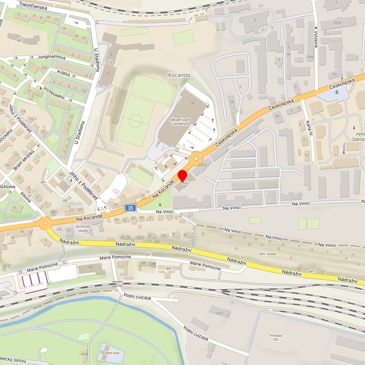 Mapa školy z Mapy.cz