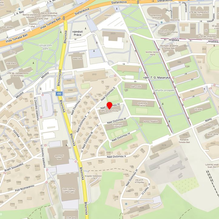 Mapa školy z Mapy.cz