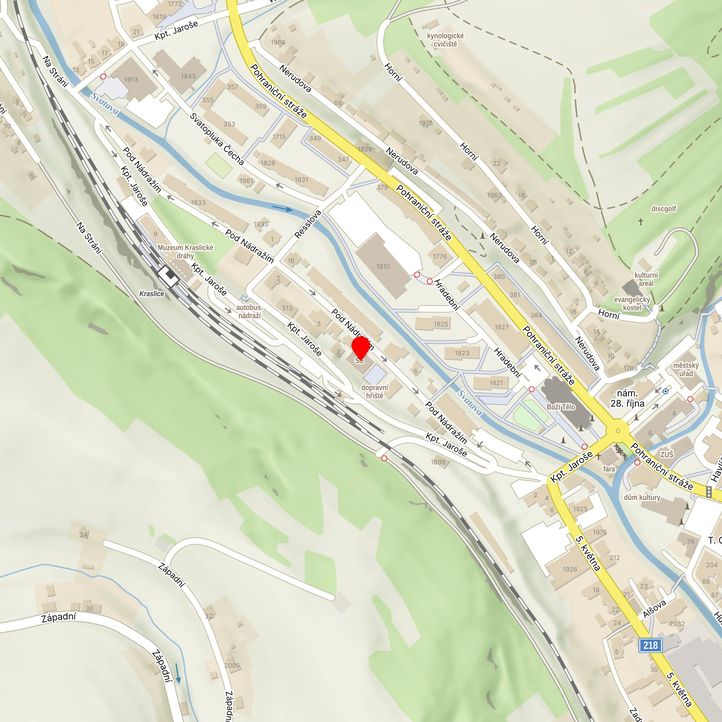 Mapa školy z Mapy.cz