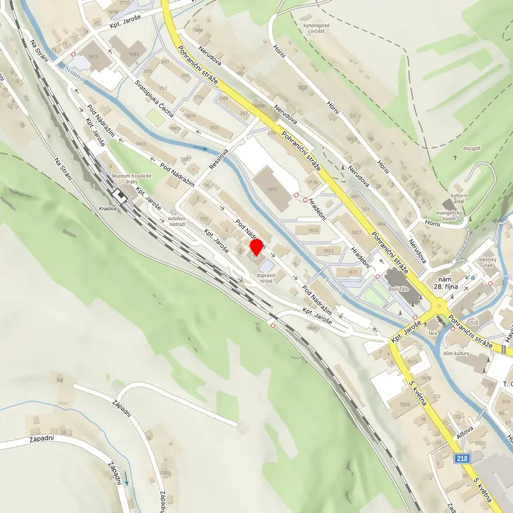 Mapa školy z Mapy.cz