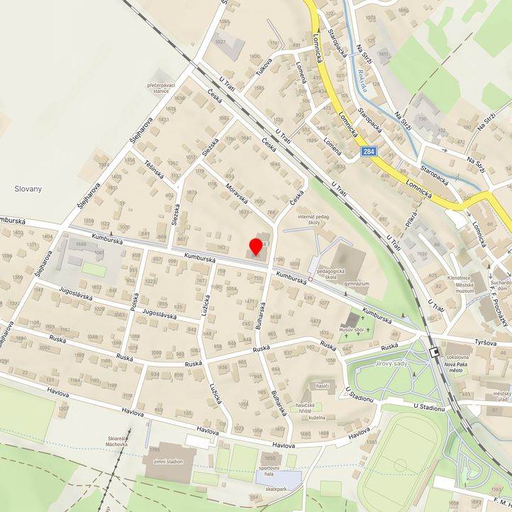 Mapa školy z Mapy.cz