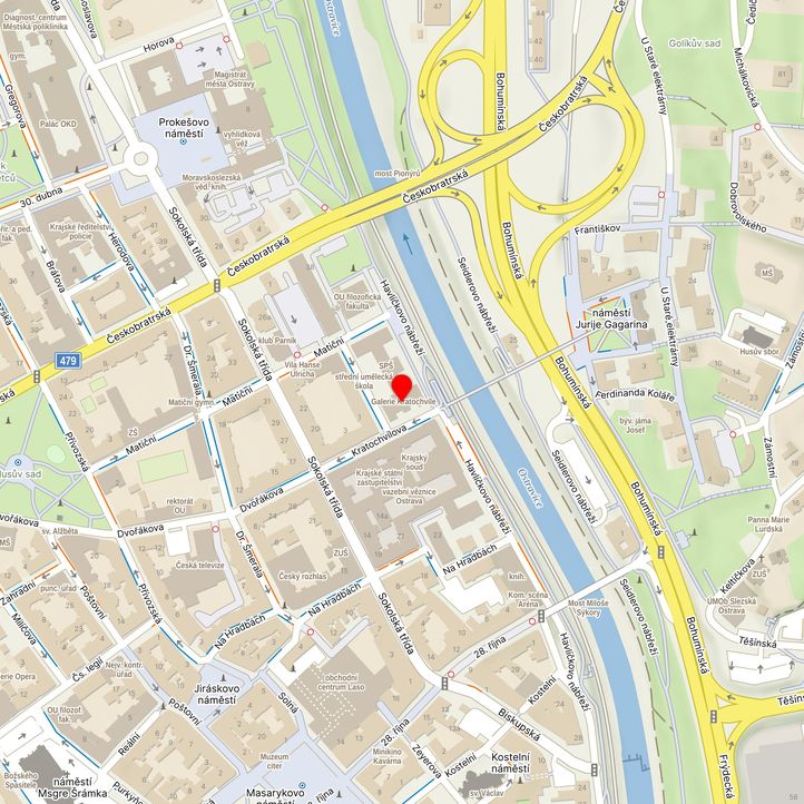 Mapa školy z Mapy.cz