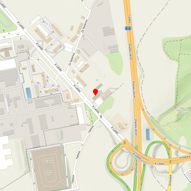 Mapa školy z Mapy.cz