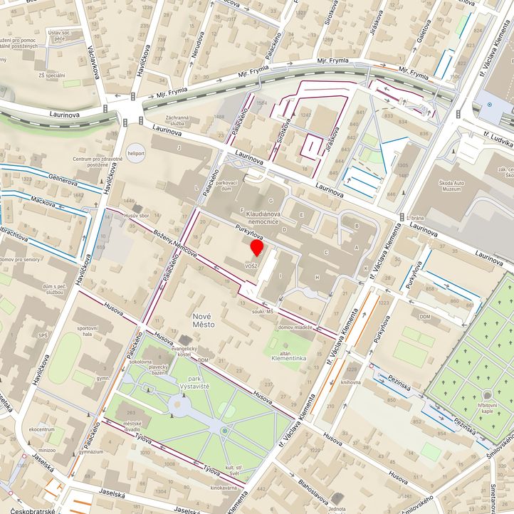 Mapa školy z Mapy.cz