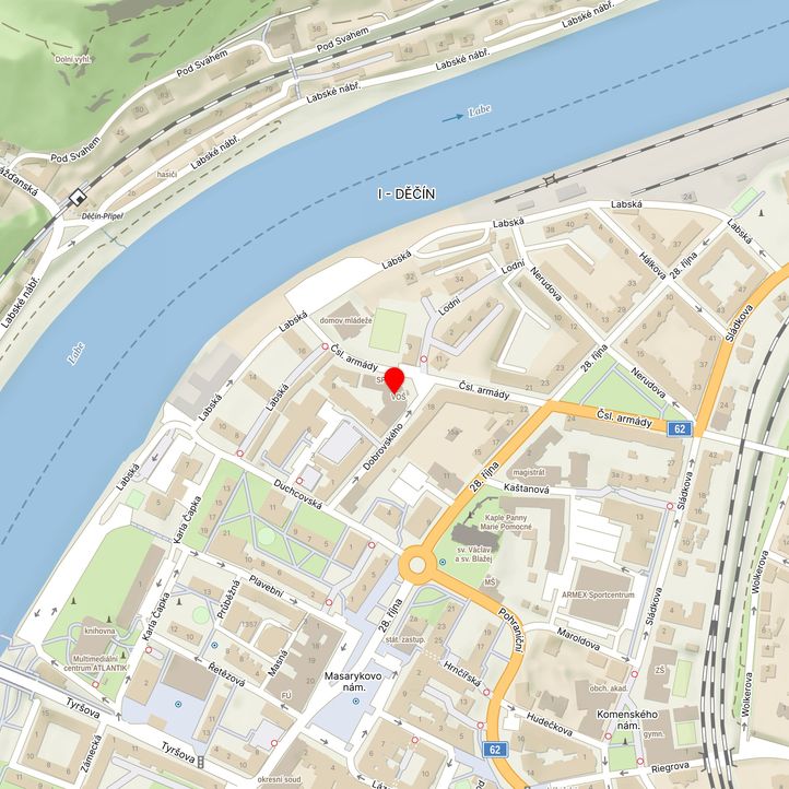 Mapa školy z Mapy.cz