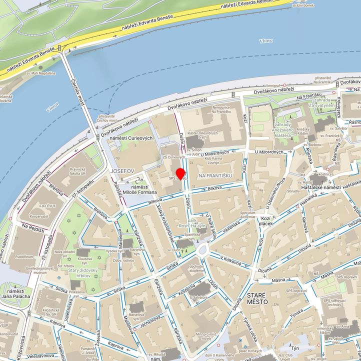 Mapa školy z Mapy.cz