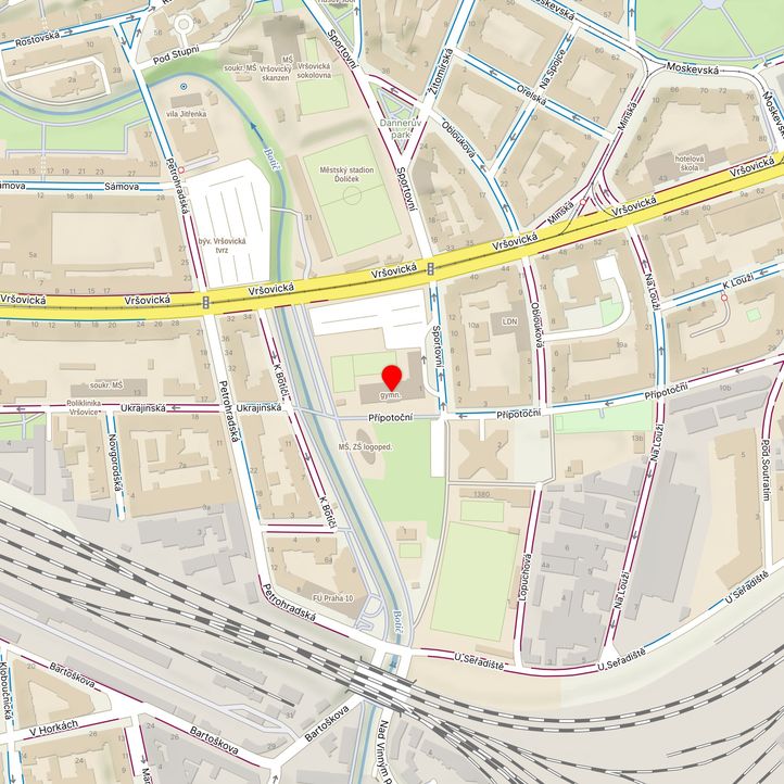 Mapa školy z Mapy.cz