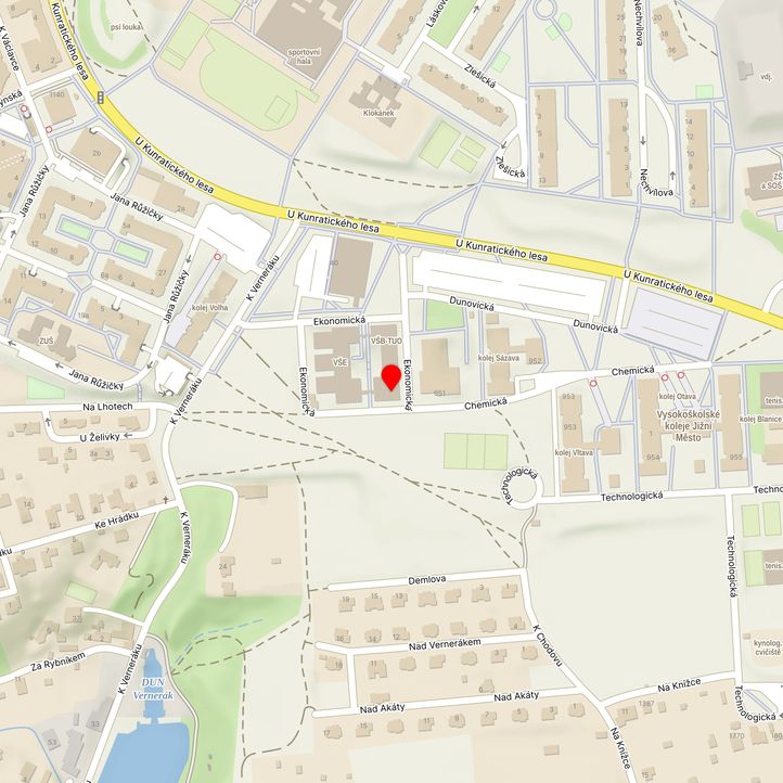 Mapa školy z Mapy.cz