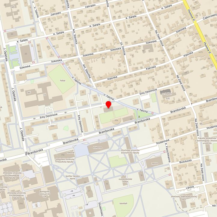 Mapa školy z Mapy.cz