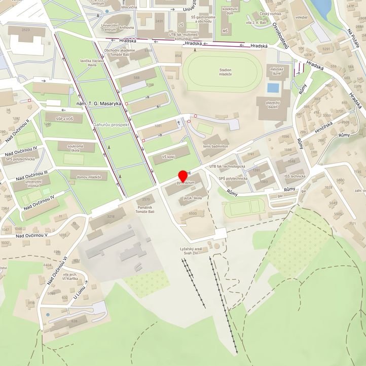 Mapa školy z Mapy.cz