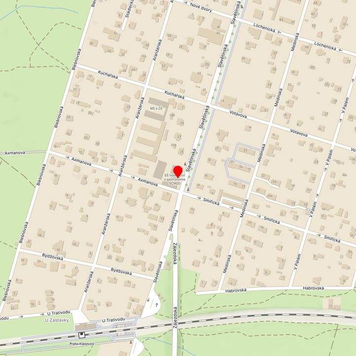 Mapa školy z Mapy.cz