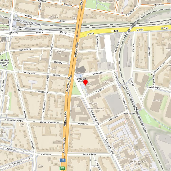 Mapa školy z Mapy.cz