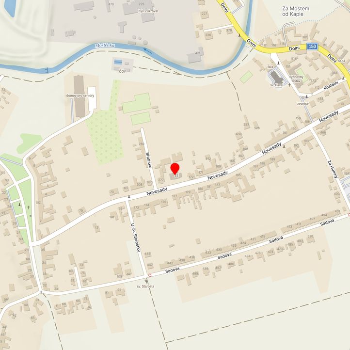 Mapa školy z Mapy.cz